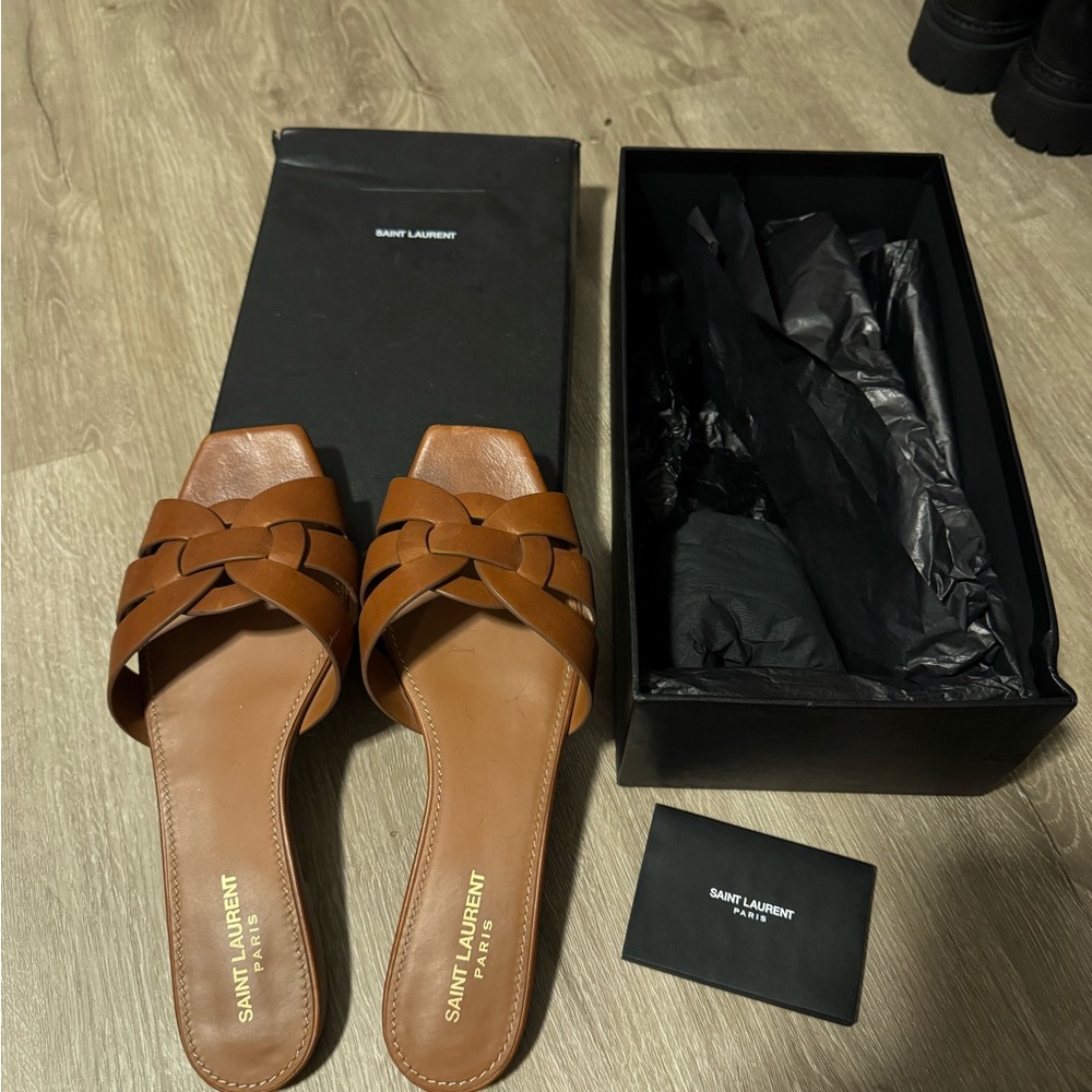 Saint Laurent Brown Sandals